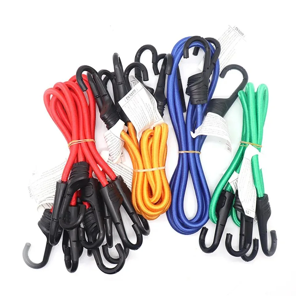 Kingslings 12PC Heavy Duty Bungee Cord with Carabiner Hook Set